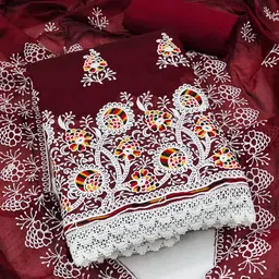 KIMISHA Embroidered Unstitched Dress Material-picture-23