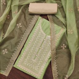 KALINI Embroidered Unstitched Dress Material-image-83