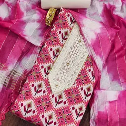 SHADOW & SAINING Embroidered Unstitched Dress Material-picture-28