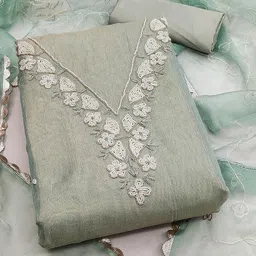 MANVAA Embellished Unstitched Dress Material-picture-27