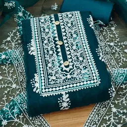KALINI Ethnic Motifs Embroidered Unstitched Dress Material-picture-27