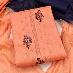 KALINI Embroidered Unstitched Dress Material-picture-27