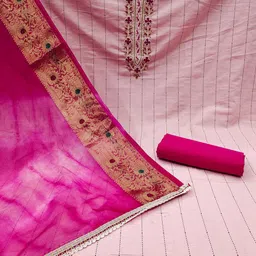 Lilots Unstitched Dress Material image 2