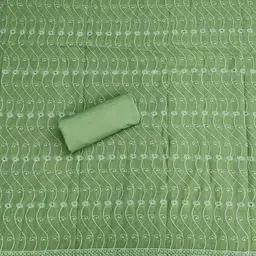 KALINI Embroidered Sequinned Unstitched Dress Material image 3