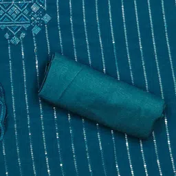 KIMISHA Embellished Unstitched Dress Material image 2