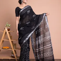 Kishori Sarees Ethnic Motifs Printed Saree image 1