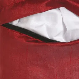 HOSTA HOMES Blue & Red Set of 5 Geometric Velvet Square Cushion Covers image 2