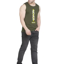 SLOWLORIS Pack of 2 Printed Bio-Wash Pure Cotton Innerwear Vests image 3