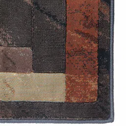 sapana carpet-mats Blue Geometric Polypropylene 5 ft x 7 ft Machine Made Carpet image 4