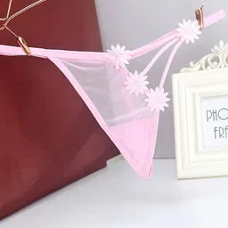 LULU & SKY Thong Briefs KS-1610-PINK image 1