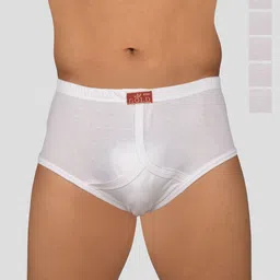 VIP Pack Of 6 Cotton Basic Briefs VP-MI-BF-GOLDW-10P-95-PO6 image 1