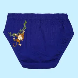 NUSYL Boys Pack Of 5 Graphic Printed Pure Cotton Basic Briefs NUBCBRFPO5.0001 image 2