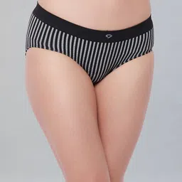 C9 AIRWEAR Pack Of 3 Assorted Striped Mid-Rise Basic Briefs image 3