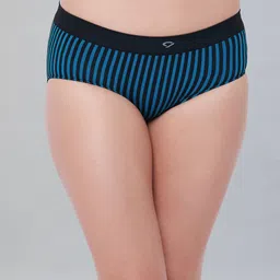 C9 AIRWEAR Pack Of 3 Assorted Striped Mid-Rise Basic Briefs image 4