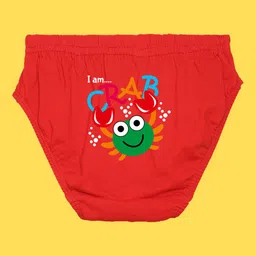 NUSYL Boys Pack Of 4 Printed Pure Cotton Basic Briefs image 4