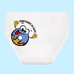 NUSYL Boys Pack Of 5 Printed Cotton Basic Briefs image 4