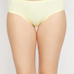 SECRETS BY ZEROKAATA Women Pack of 4 Assorted Solid Cotton Basic Briefs image 5