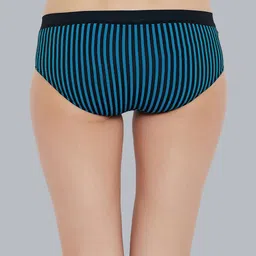 C9 AIRWEAR Pack Of 3 Assorted Striped Mid-Rise Basic Briefs image 5