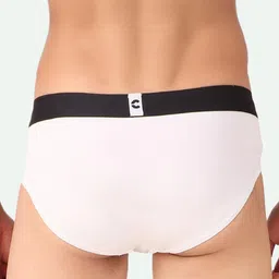 FREECULTR Pack Of 2 Organic Cotton Snug-Fit Anti-Odour Basic Briefs FC-CTN-B-CRL-WHT-02 image 2