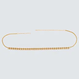 Kushal's Fashion Jewellery Gold Plated Ruby Studded Kamarbandh image 2