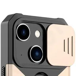 Luxury Kase LK177 Camera Slide Protection Ring Magnetic Kickstand iPhone 13 Back Case image 3