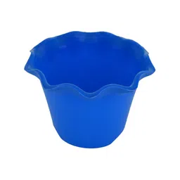 Kuber Industries Blue Planter With Drain Holes image 4