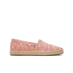 TOMS Women Printed Round Toe Textile Espadrilles image 4