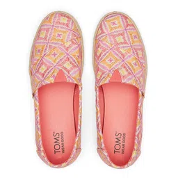 TOMS Women Printed Round Toe Textile Espadrilles image 5