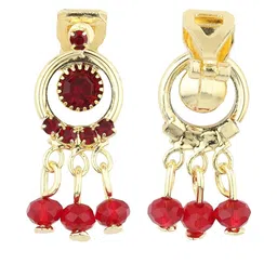 firstblush Ear Cuffs without Piercing Timeless and Classic Cuff Earrings for Women (G1030s) (Maroon) image 1