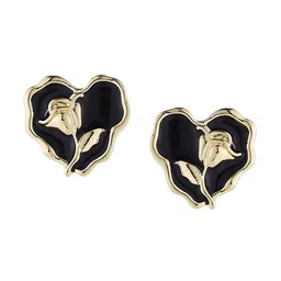 Krelin Gold-Plated Enamel Studs Earrings-picture-23