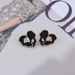 FIMBUL Gold Plated Stud Earrings-picture-36