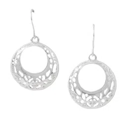Accessorize Silver Plated Classic Filigree Drop Earrings image 2