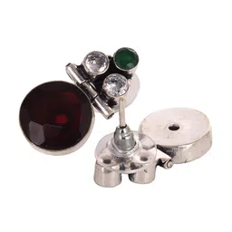 Saraf RS Jewellery Red Classic Drop Earrings image 2