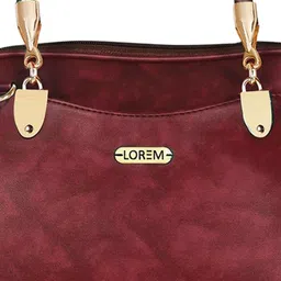 LOREM Colourblocked Structured Shoulder Bag with Fringed image 4