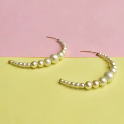 BeAbhika Contemporary Half Hoop Earrings-picture-11