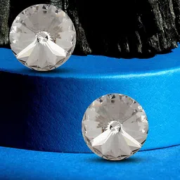 Adwitiya Collection Silver Plated Classic Studs Earrings-picture-34
