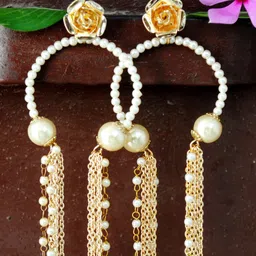 BeAbhika Beaded Contemporary Drop Earrings-picture-29