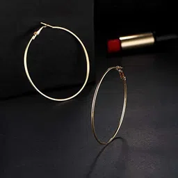 Yellow Chimes Gold-Toned Contemporary Ear Cuff Earrings-picture-19