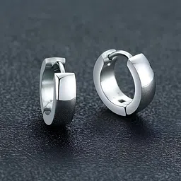 KARISHMA KREATIONS Silver-Plated Contemporary Hoop Earrings-picture-24