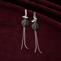 SOHI Black Earrings image 1