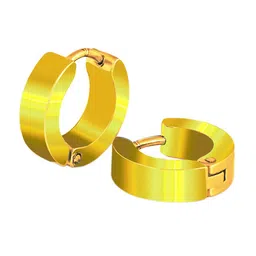 MEENAZ Men Gold-Plated Contemporary Studs Earrings-picture-15