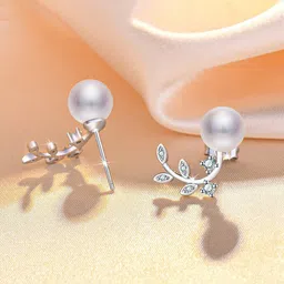 Jewels Galaxy Silver Plated AD Studded Drop Earrings-picture-47