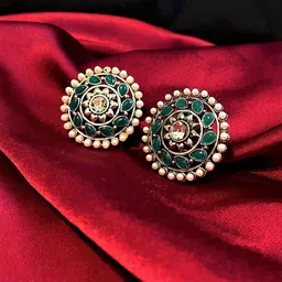 ATIBELLE Sea Silver-Plated Contemporary Studs Earrings-picture-21