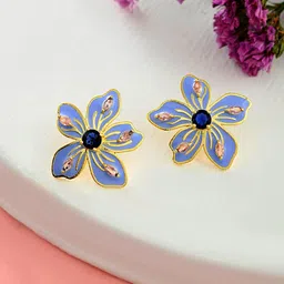 Voylla Floral Studs Earrings-picture-19