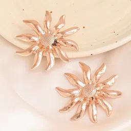 DressBerry Gold-Plated Stud Earrings-image-78