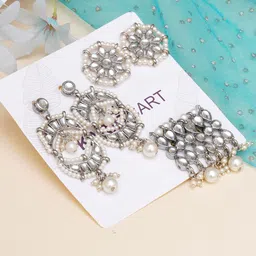 KARATCART Women Classic Drop Earrings-picture-21