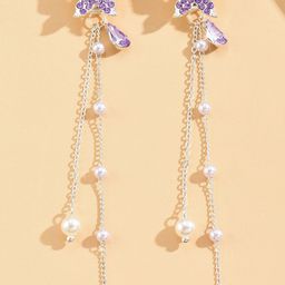 VAGHBHATT Animal Shaped Silver-Plated Drop Earrings-picture-2