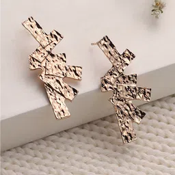 DressBerry Gold Toned Gold Plated Studs Earrings-picture-17