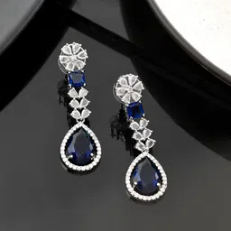 Silvermerc Designs Diamond Shaped Drop Earrings-picture-20