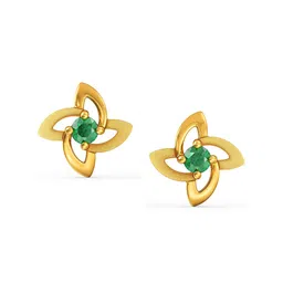 Joyalukkas Girls 22KT Gold Gemstones Studded Earrings-1.06gm-picture-27